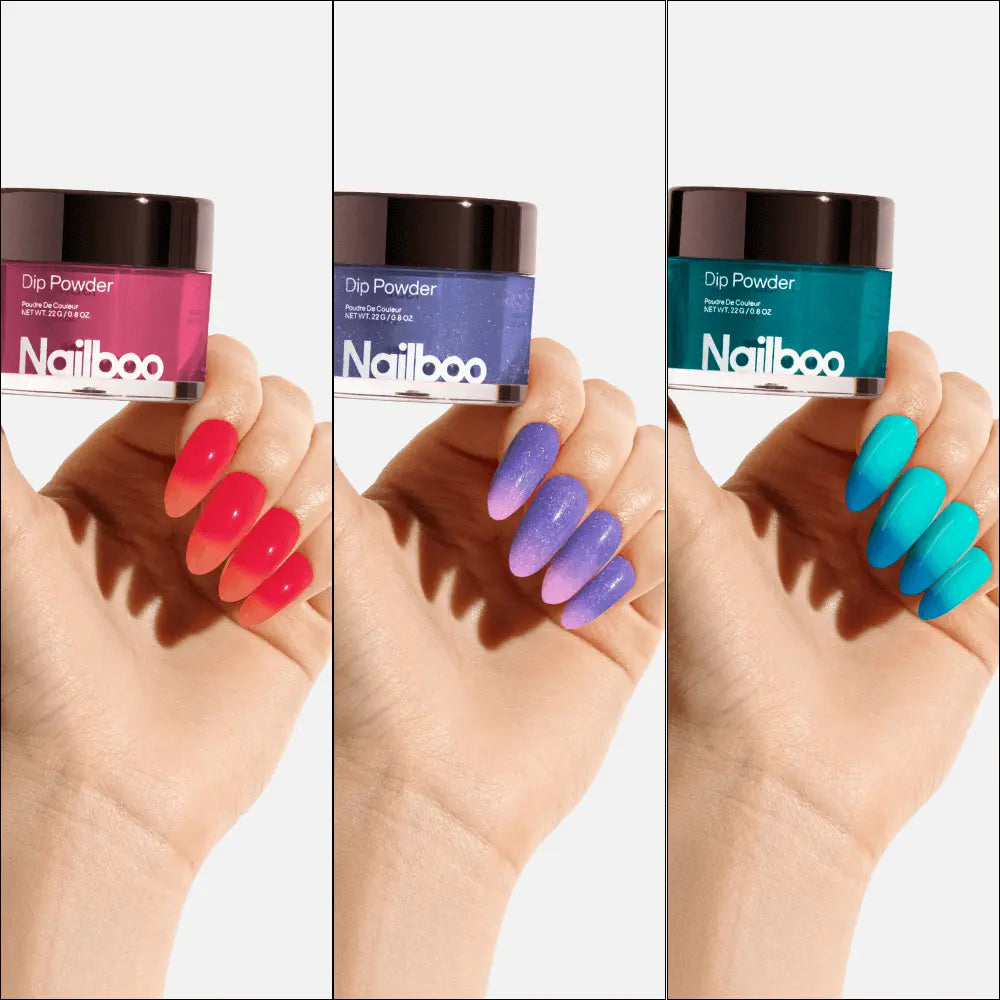 3-Piece Color-Changing/Thermal Dip Powder Nailboo®