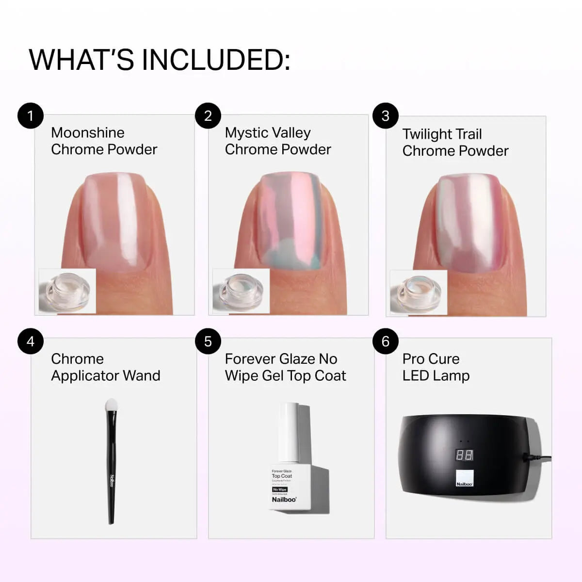 NEW! Dreamy Chrome Nail Kit Nailboo®