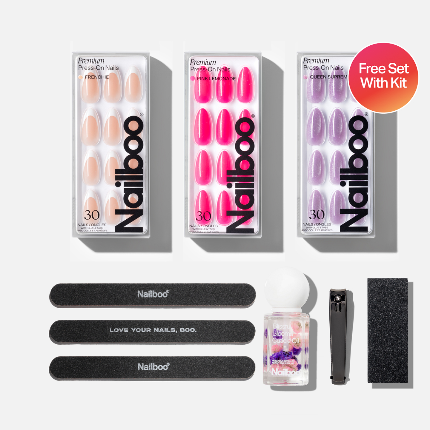 Nailboo Premium Press-Ons Starter Kit