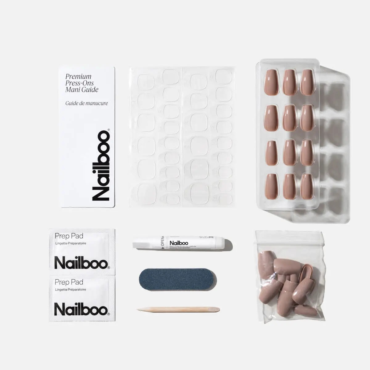 Bear Necessities Press On (Coffin) Nailboo®