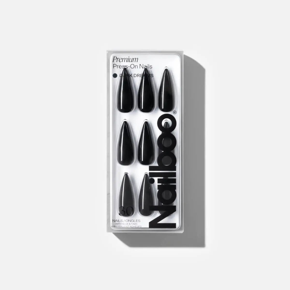 Dark Dreams Press On (Stiletto) Nailboo®