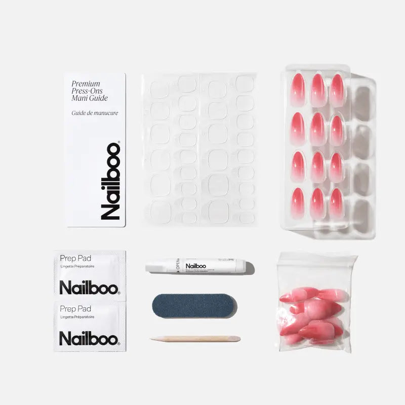 Glow Up Press On (Almond) Nailboo®