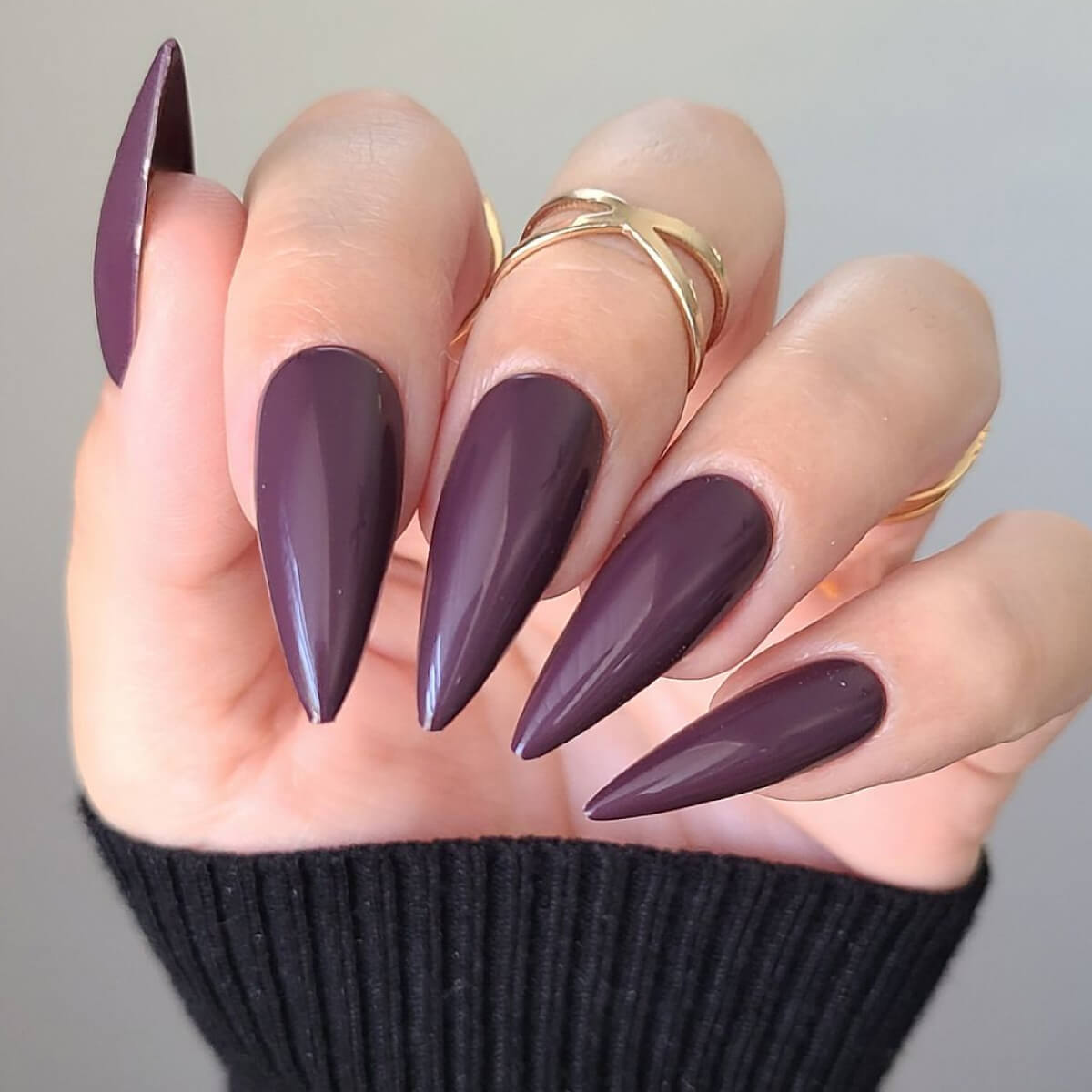 Wine Time Press On (Stiletto)