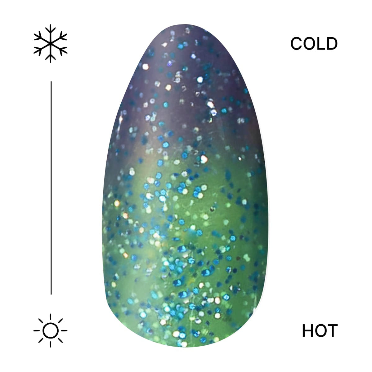 Beauty Big Bang Chameleon Flakes Nail Powders 12A