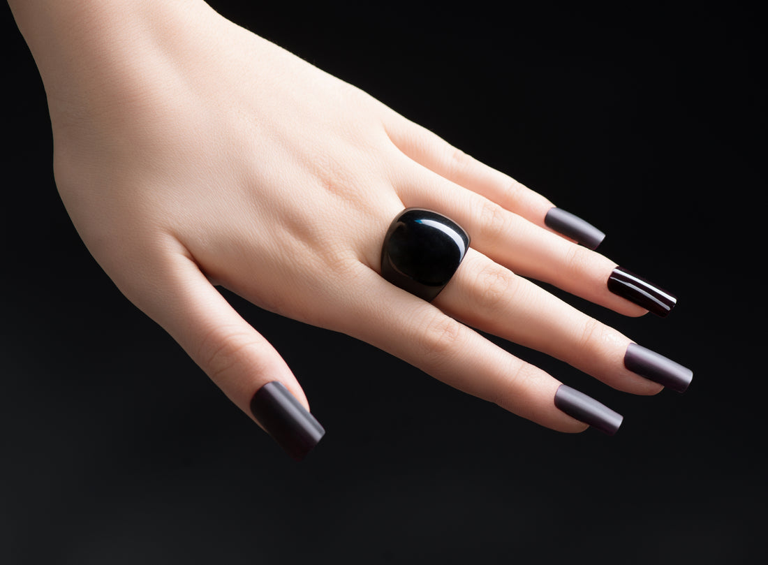 14 Matte Black Nails Ideas To Try