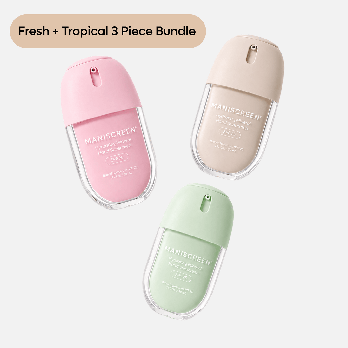 Fresh + Tropical | 3-Piece Set | Maniscreen - SPECIAL
