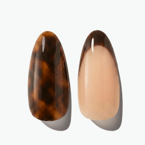 Tortie-Tude Press On (Medium Almond)