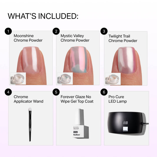 ¡NUEVO! Kit de uñas Dreamy Chrome