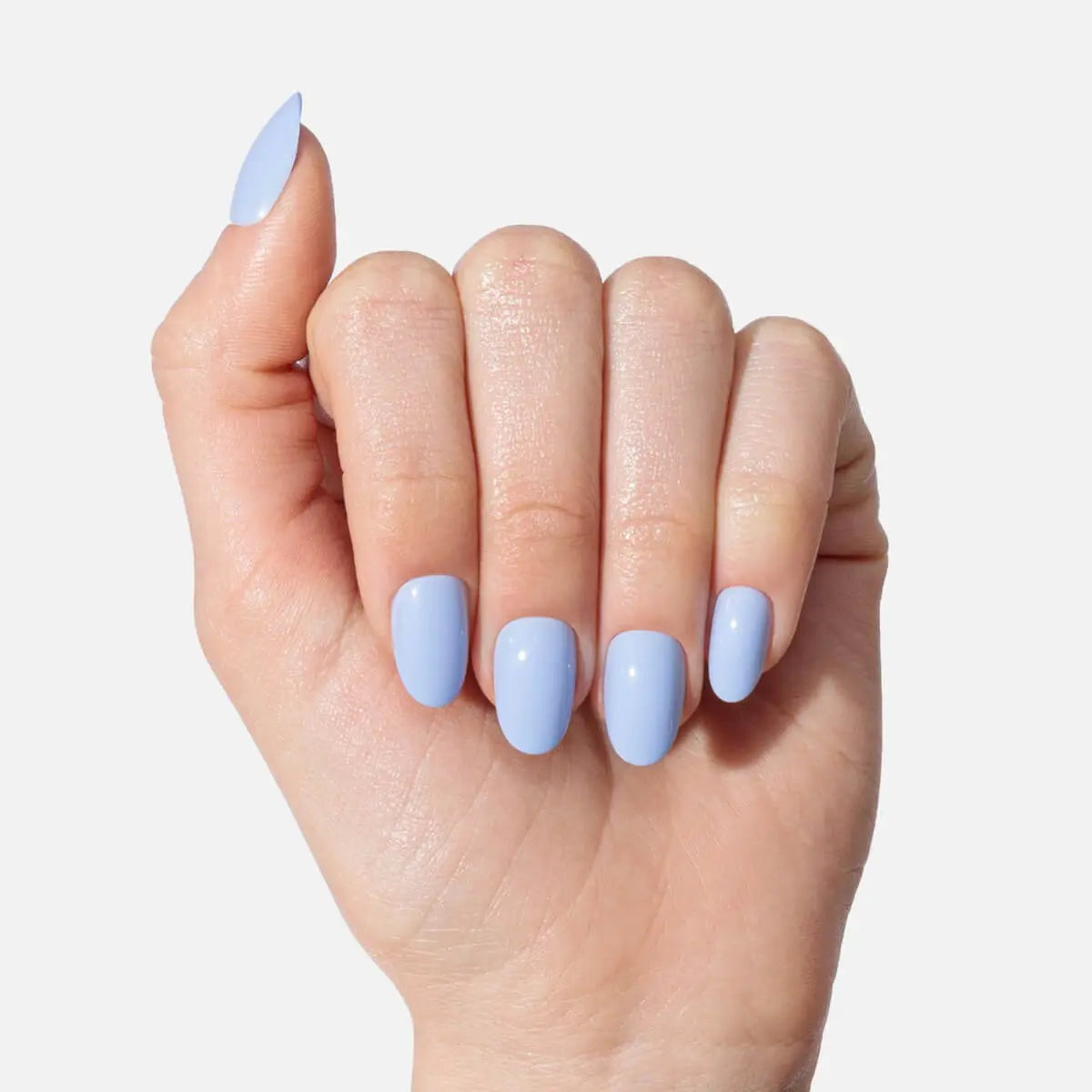Baby Blue Press On (Round) Nailboo®