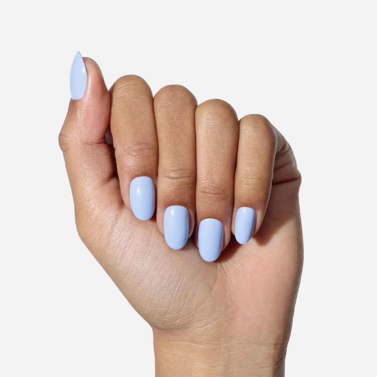 Baby Blue Press On (Round) Nailboo®