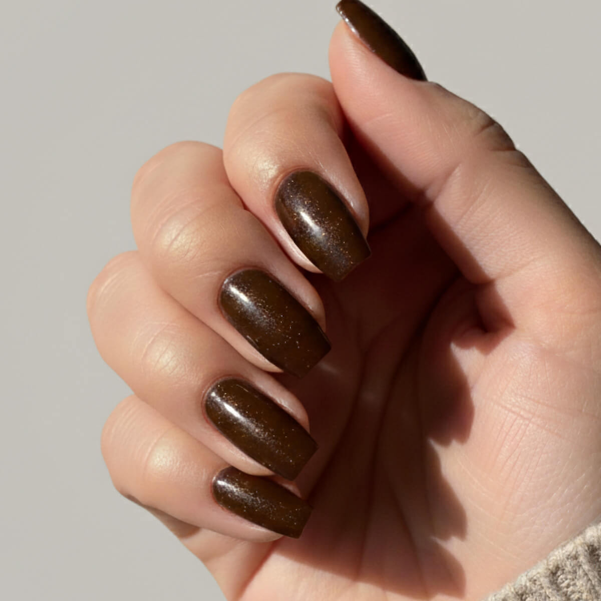 Bronco Brown Press On (Coffin) – Nailboo®
