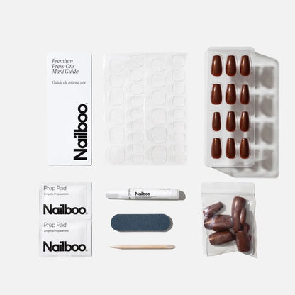 Bronco Brown Press On (Coffin) Nailboo®