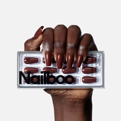 Bronco Brown Press On (Coffin) Nailboo®