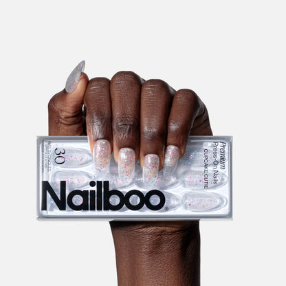 Cupcake Cutie Press On (Almond) Nailboo®