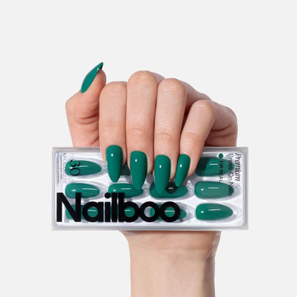 Fir Real Press On (Almond) Nailboo®