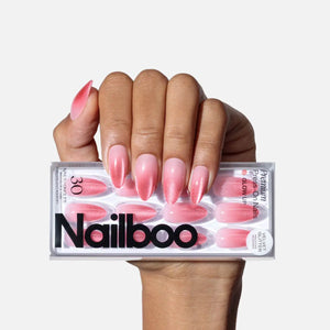 Glow Up Press On (Almond) Nailboo®