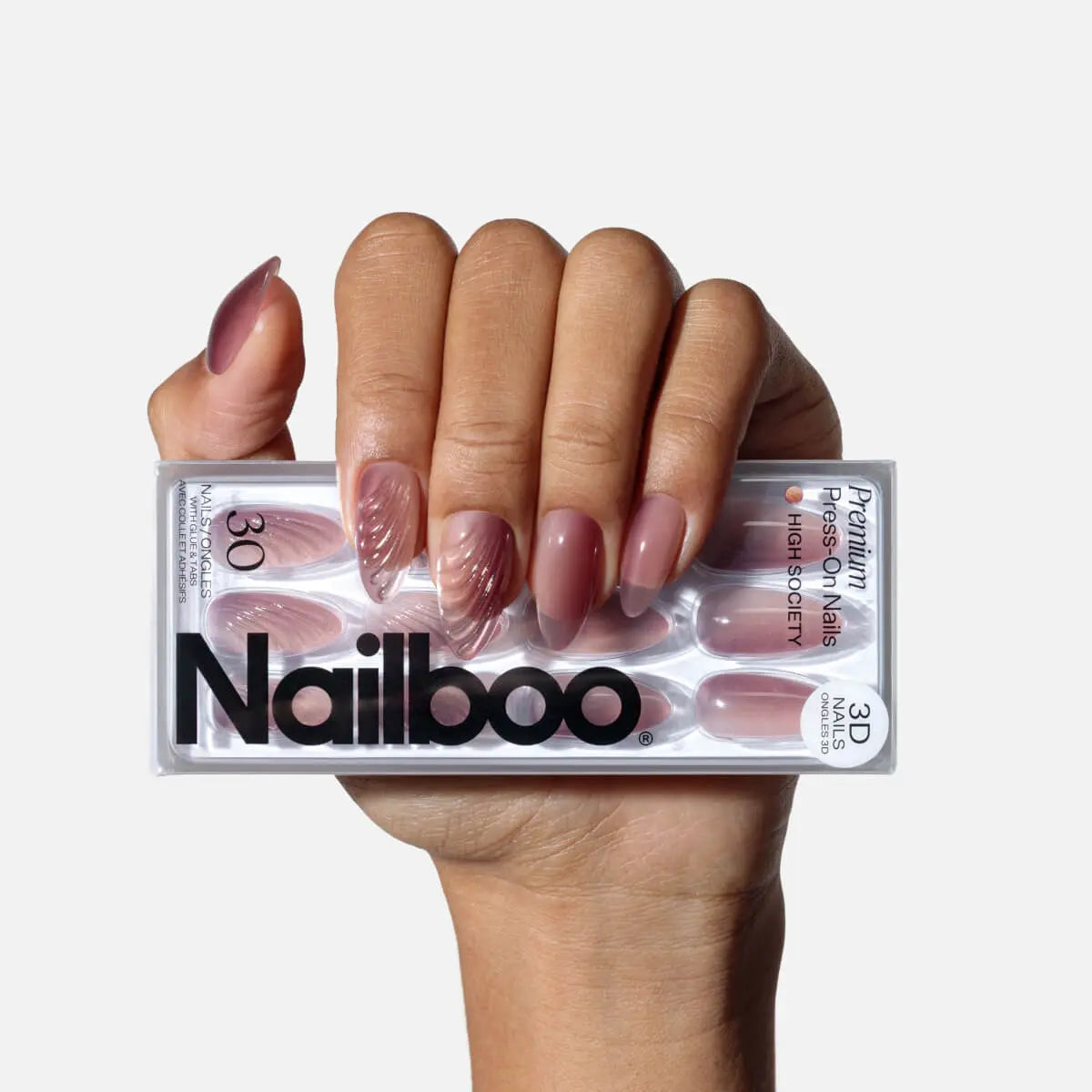 High Society Press On (Almond) Nailboo®