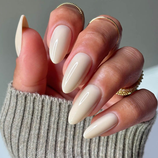 Nude Attitude Press On (Almond)