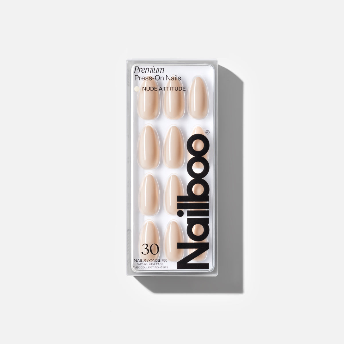 Nude Attitude Press On (Almond)