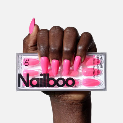 Pink Lemonade Press On (Almond) Nailboo®