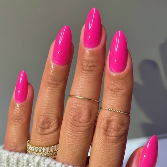 Pink Lemonade Press On (Almond)