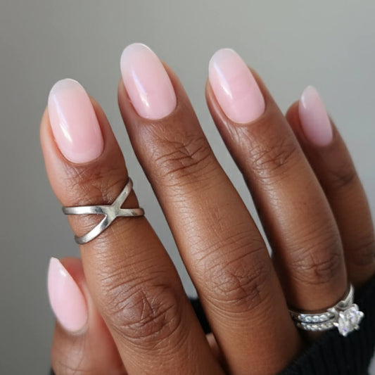 Pretty Petal Press On (Round)