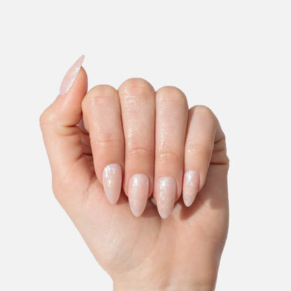 Shine On Press On (Almond) Nailboo®