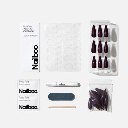 Wine Time Press On (Stiletto) Nailboo®