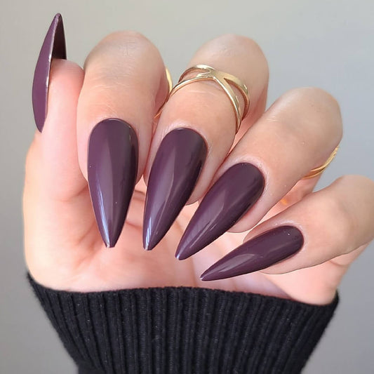Wine Time Press On (Stiletto)