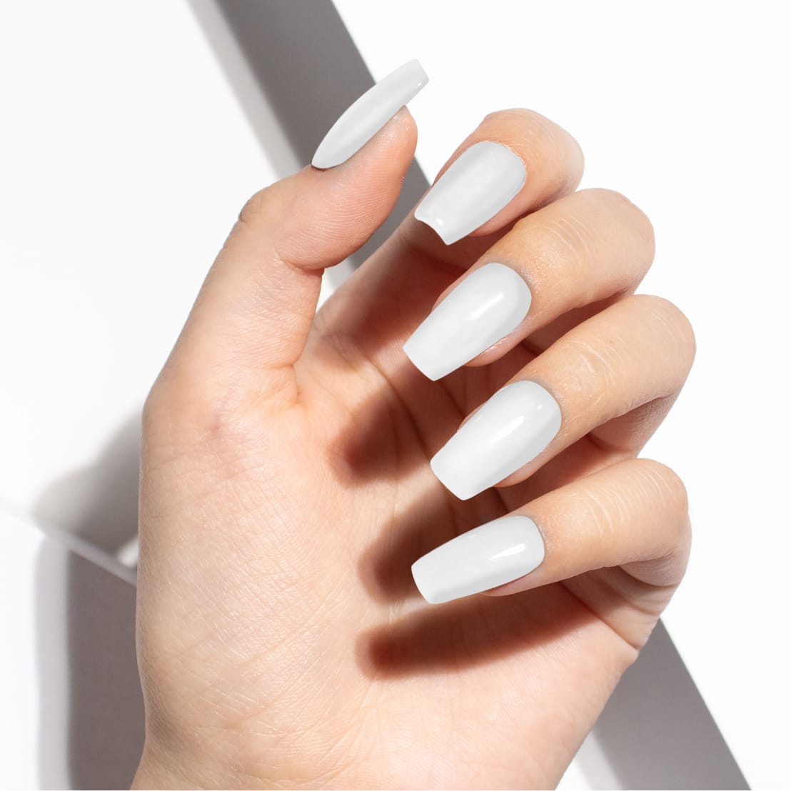 White French Press On Simple Fake Nails Set With Short Square Tips,  Wearable Nude Color, Full Cover And Custom Designs From Reasourceful,  $28.59 | DHgate.Com